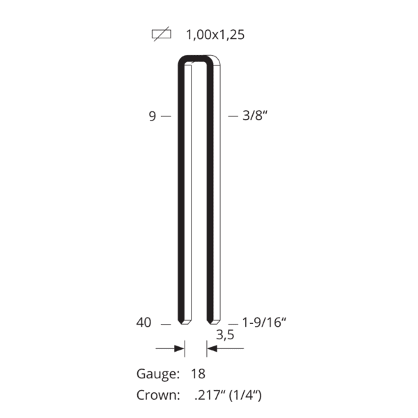 Imaginea arată specificațiile capselor pentru capsatorul pneumatic Omer 90.38B si 90.740, incluzând dimensiuni și grosime.