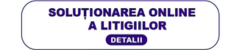 Buton pentru soluționarea online a litigiilor.