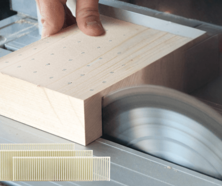 Cuie in benzi din polimer pe masina CNC
