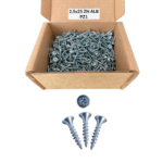 Suruburi metalice (holsuruburi) 2.5x25 mm pentru PAL si lemn