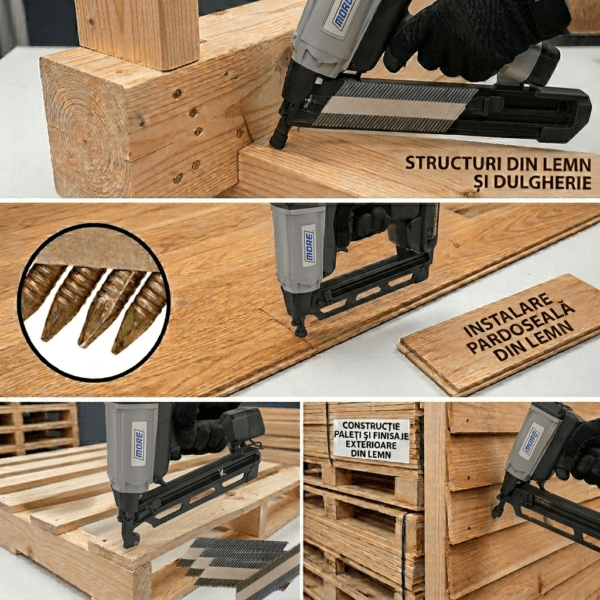 Diferite utilizari ale cuielor in banda hartie SNPB